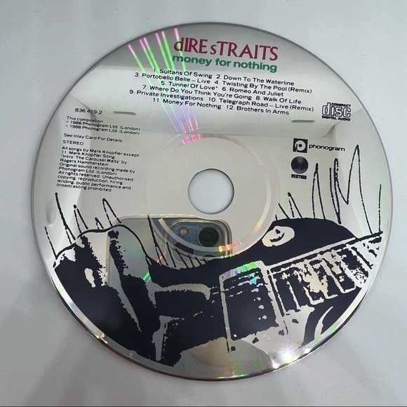 Euc - Dire Straits Money For Nothing - CD 1988 London-Vertigo/Phonogram - Picture 3 of 9